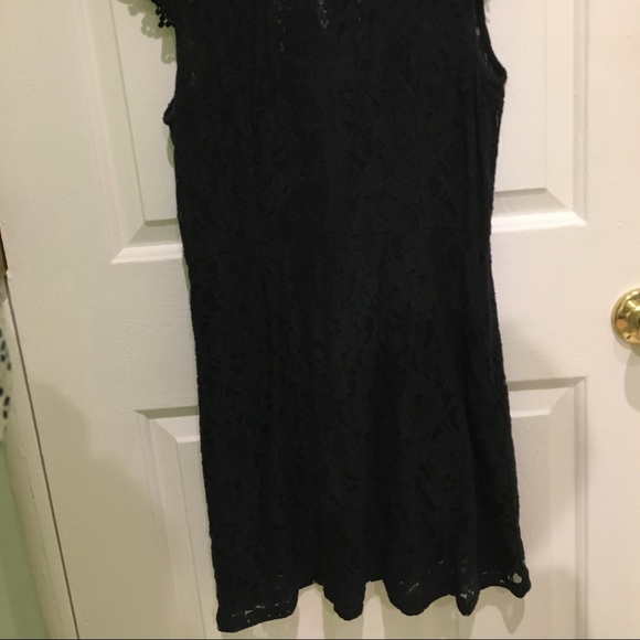 Obey, black lacy cocktail dress - Picture 3 of 5